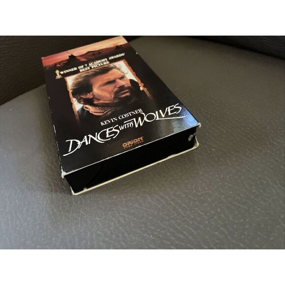 DANCES WITH WOLVES Kevin Costner VHS Video  Tape 7 Academy Awards Vintage 1990 - Picture 6 of 7
